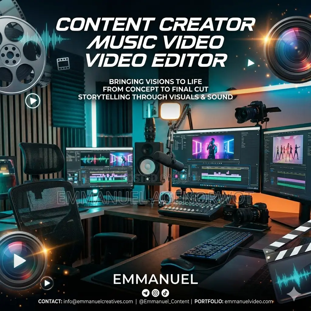 Content Creator/Video Adverts/ Video Editor