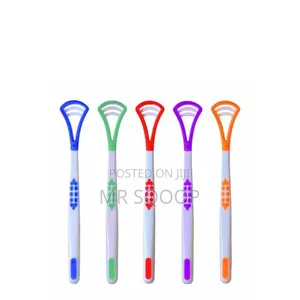 4pcs Plastic Tongue Cleaner | Fresh Breath Oral Hygiene Tool