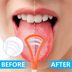 4pcs Plastic Tongue Cleaner | Fresh Breath Oral Hygiene Tool