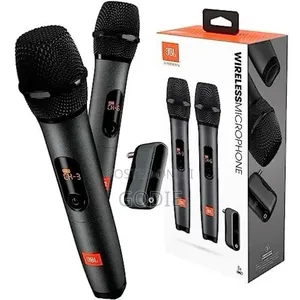 JBL Wireless Two Microphone System Featuring a Dual-Channel Receiver