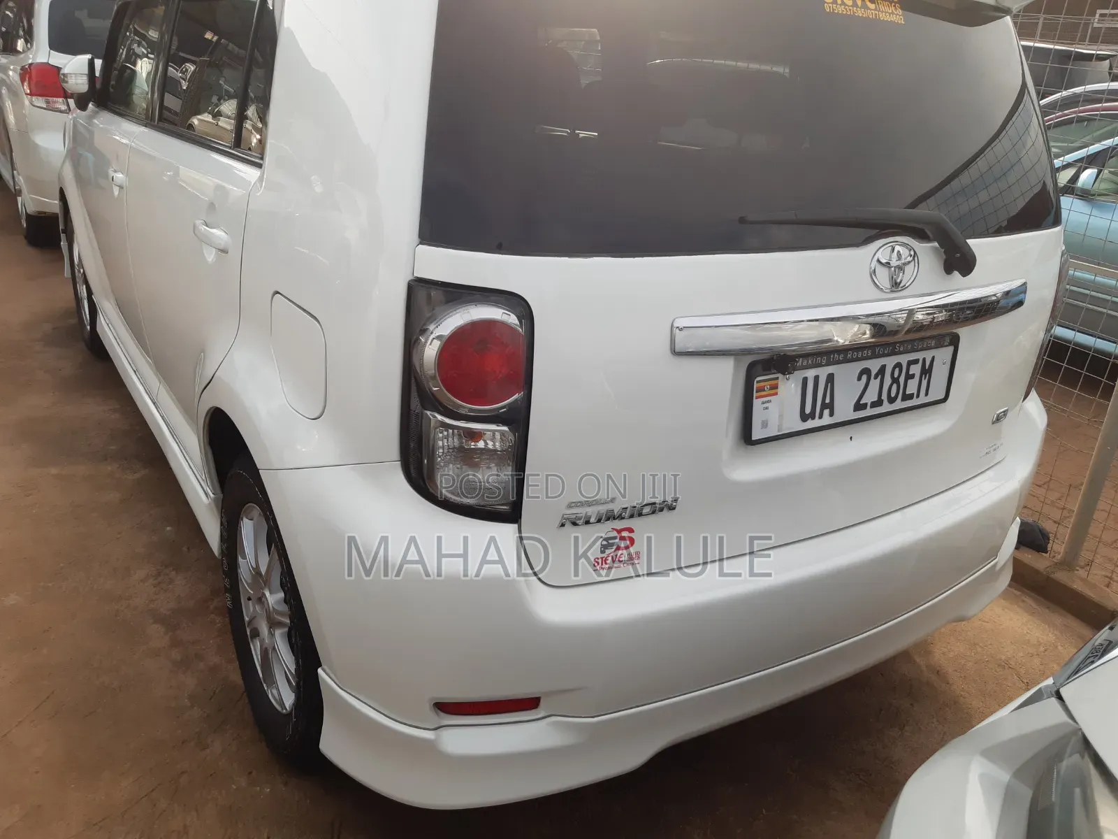 Toyota Corolla Rumion 2014 White
