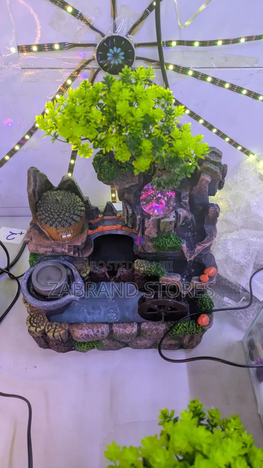 Electric Top Table Water Fountain Decor
