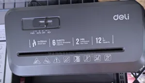 Deli Paper Shredder 12l- Black