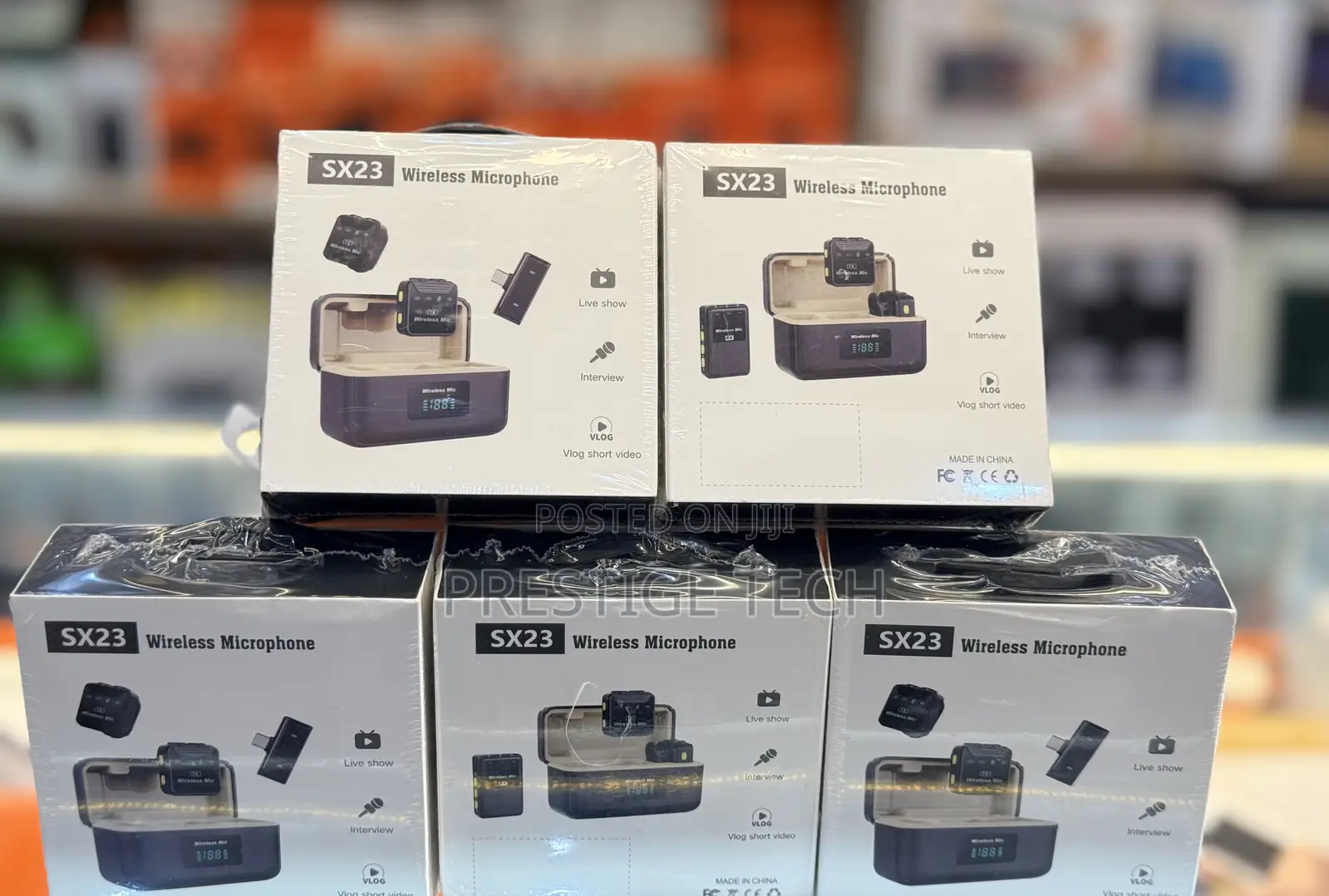 Sx23 Dual Wireless Lavalier Microphone for Content Creators With Anc