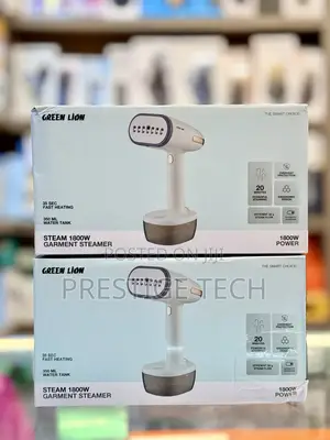 Green Lion Portable Garment Steamer 1800w With 20min Powerful Steaming