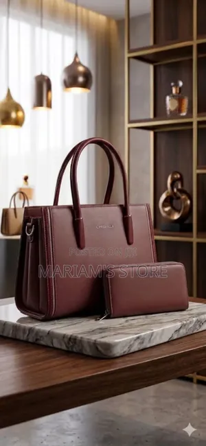 2-in-1 Chrisbella Bag Set With Tote and Matching Purse Multicolor]