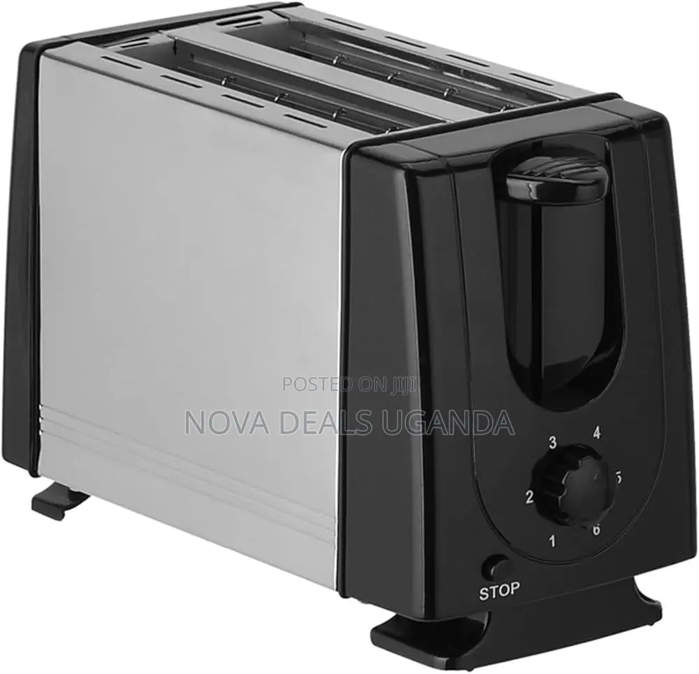 2 Slice Toaster Stainless Steel, Automatic Ejection For All Bread Type