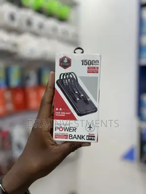 Original 15000mah Power Bank | Charge Up To 4 Devices | Slim