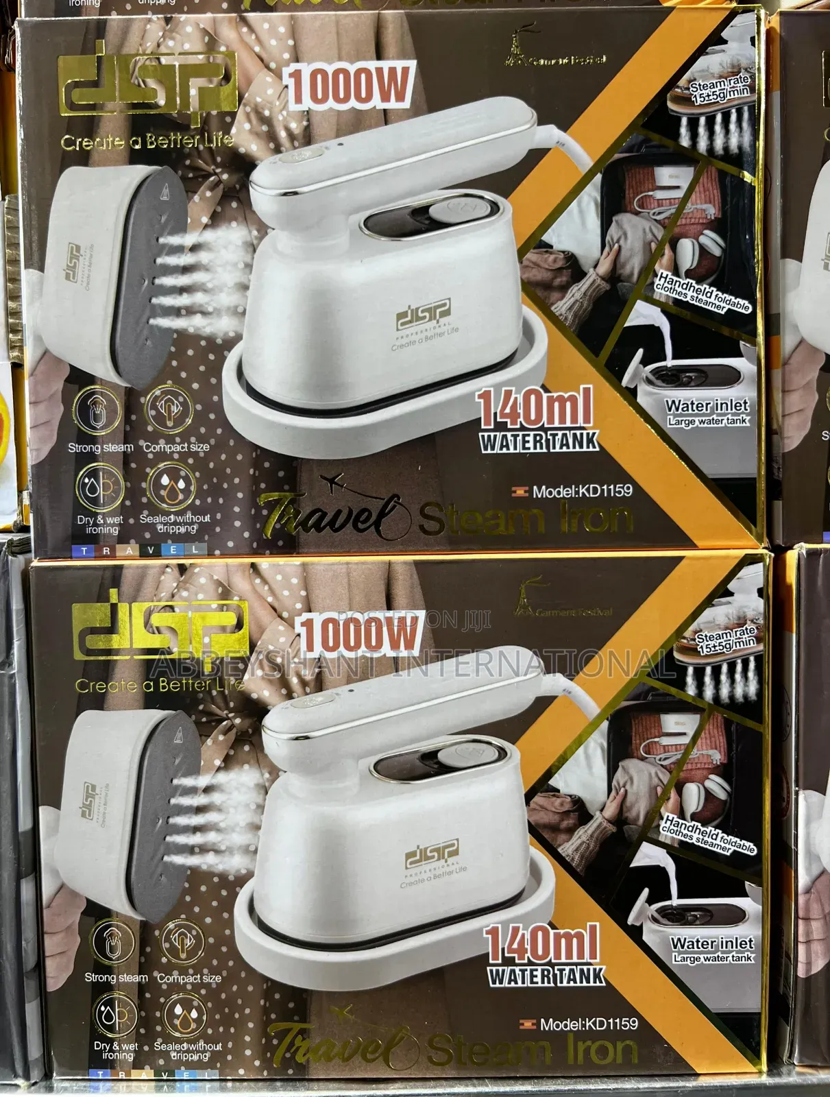 Hand Held Steam Iron DSP Travel Steam Iron