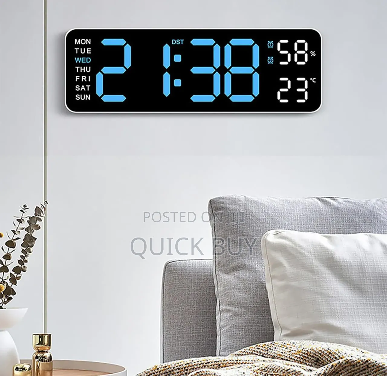 Modern Digital Wall Clock