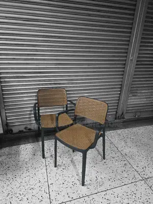Woven Backrest Plastic Chairs Plastic Chairs