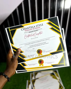 Certificate Design and Printing