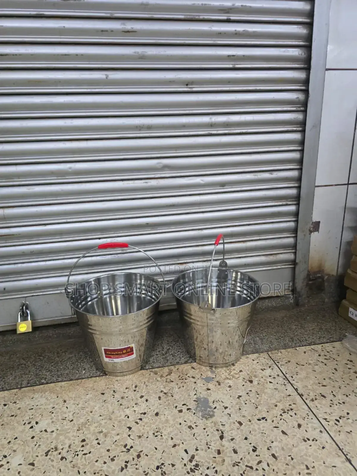 10 Liters Metallic Buckets Metallic Buckets