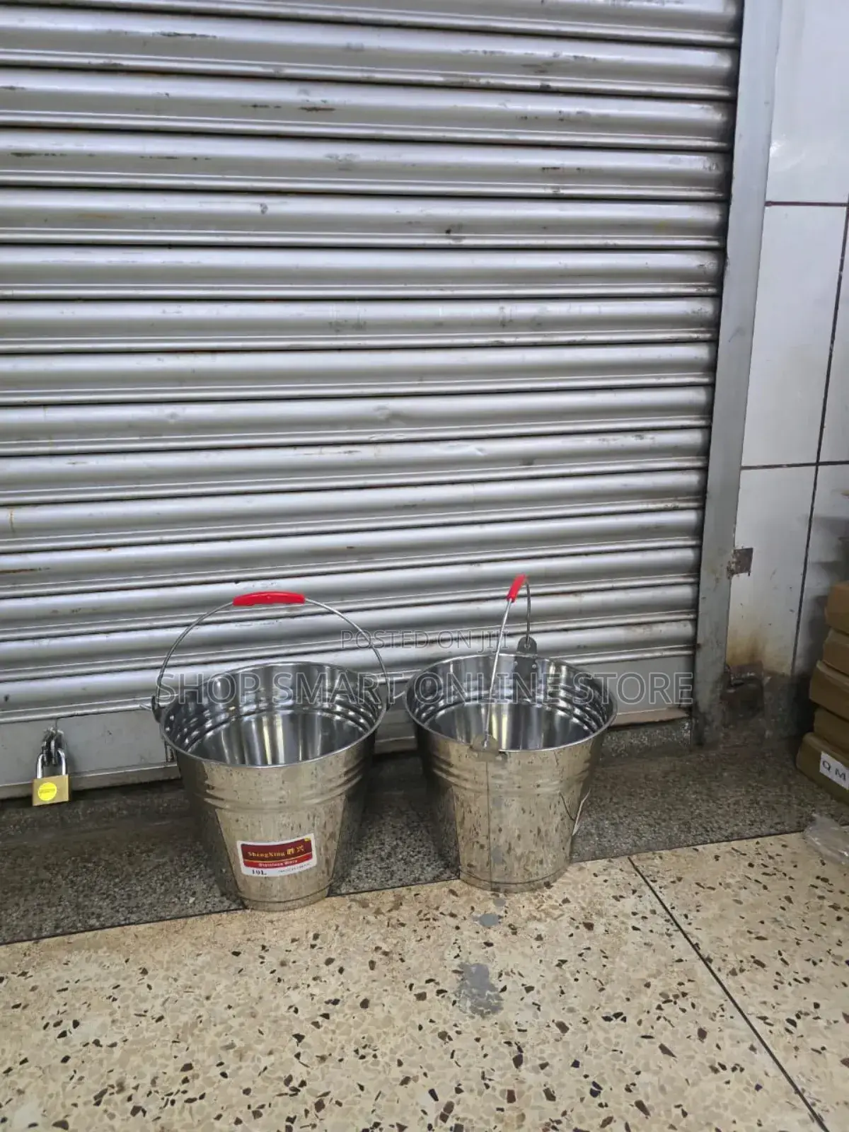 10 Liters Metallic Buckets Metallic Buckets