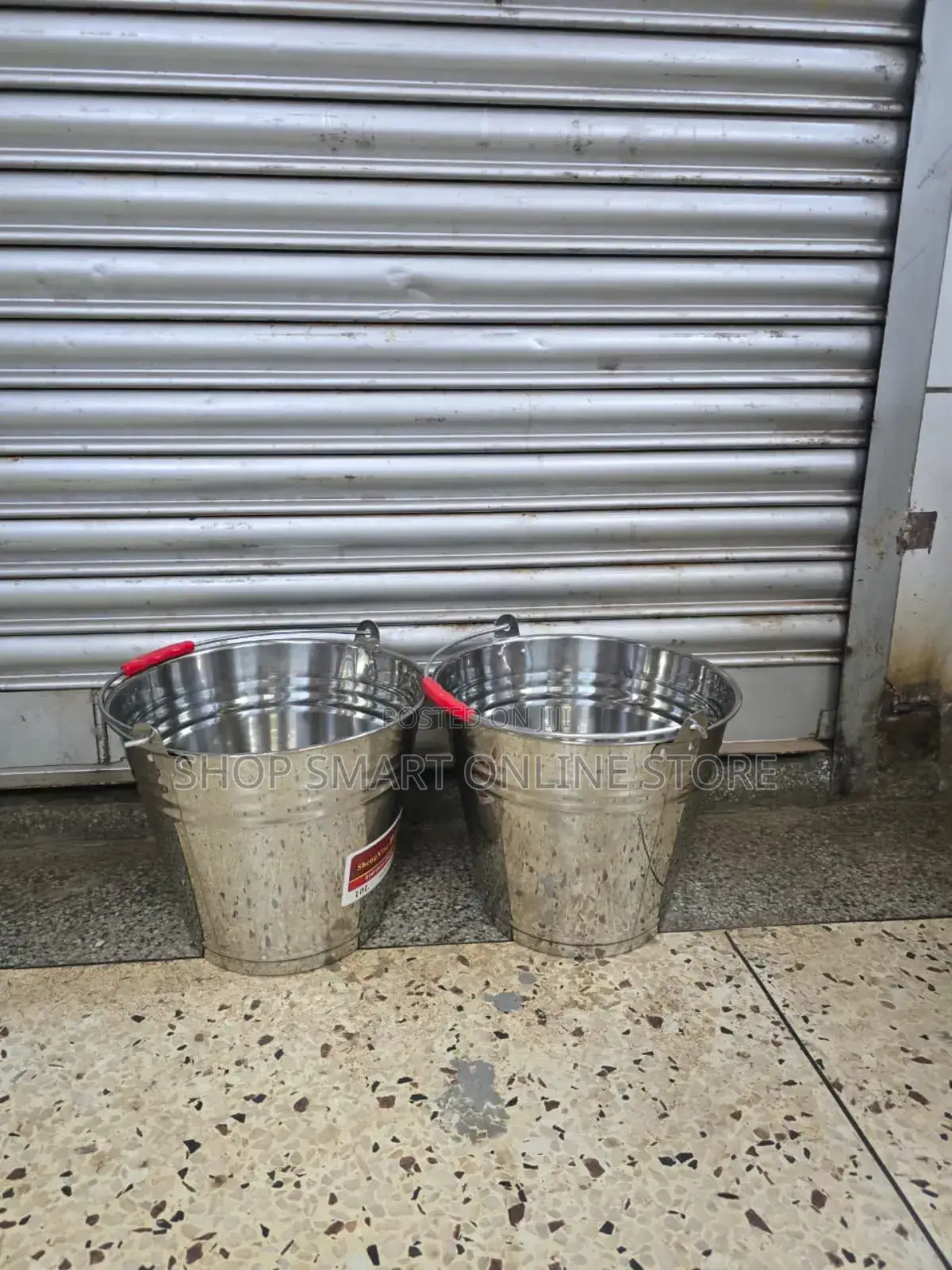 10 Liters Metallic Buckets Metallic Buckets