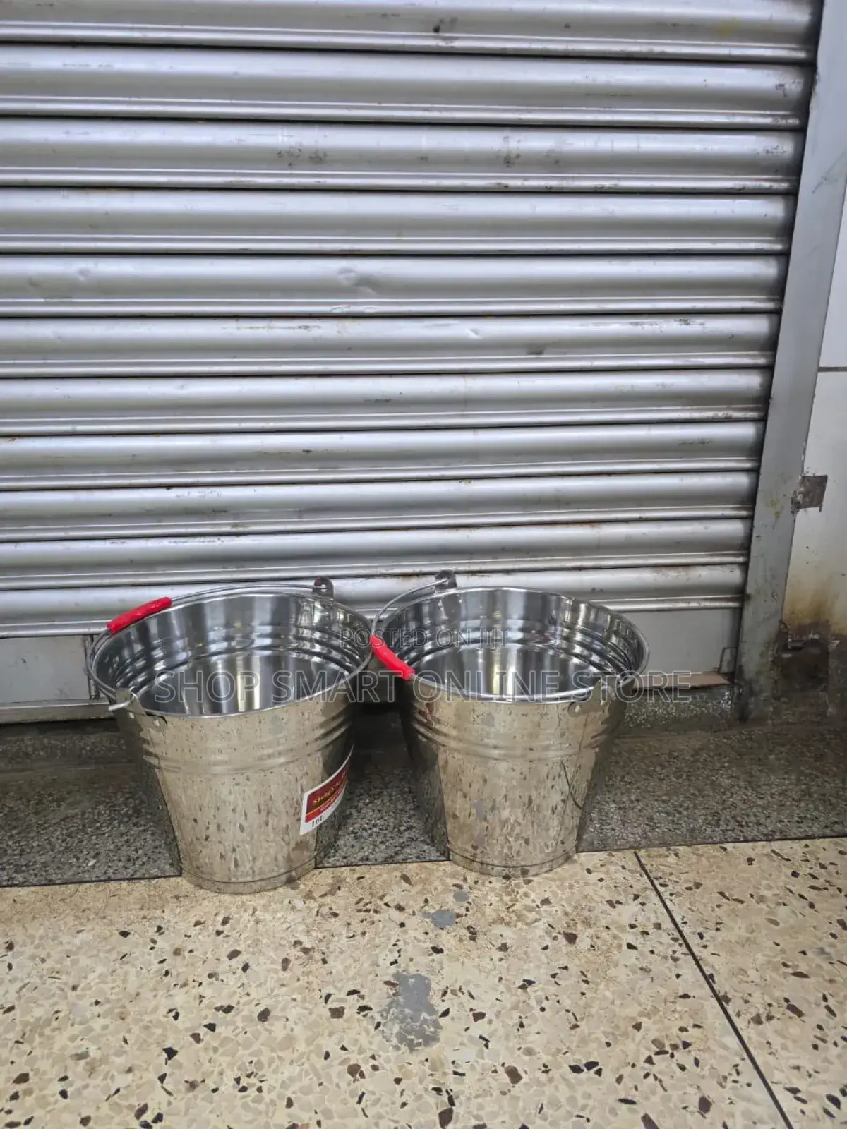 10 Liters Metallic Buckets Metallic Buckets