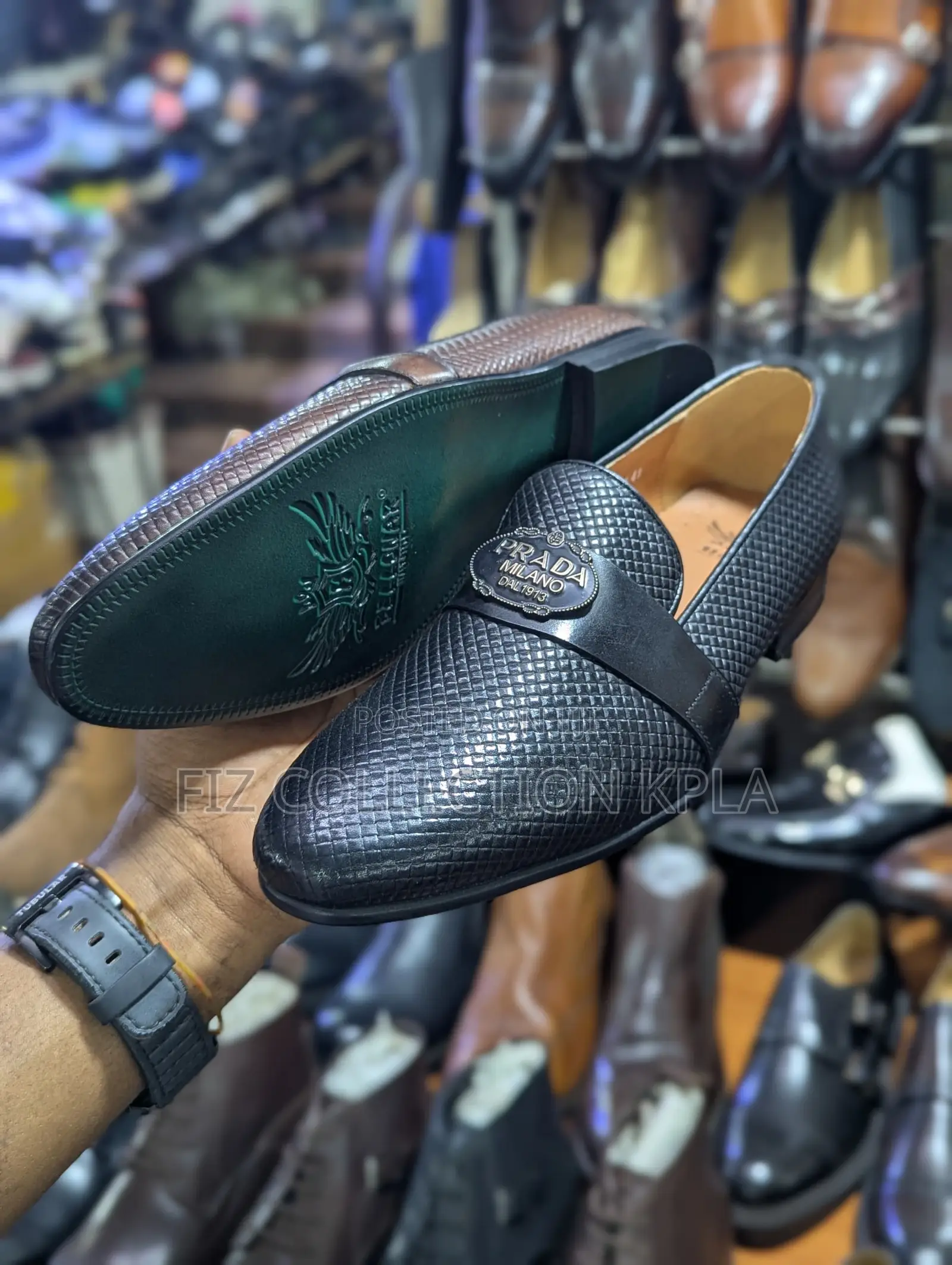 Prada Milano Black Loafer – Signature Elegance