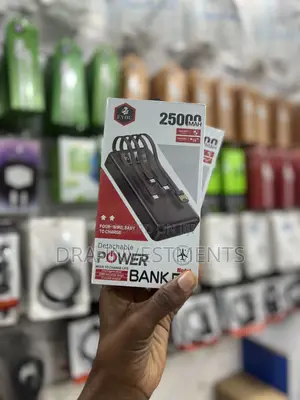Original 25000mah Eydu Power Bank | 4 Built-in Charging Cables