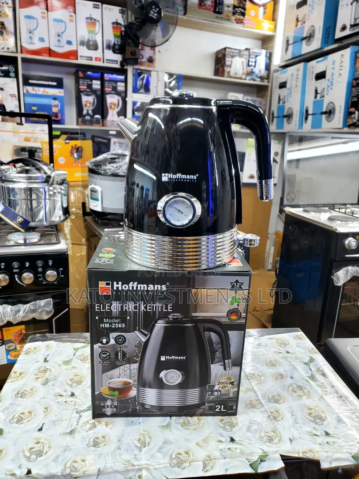 2l Hoffman Electric Kettle (Tempereture)Hm-2565