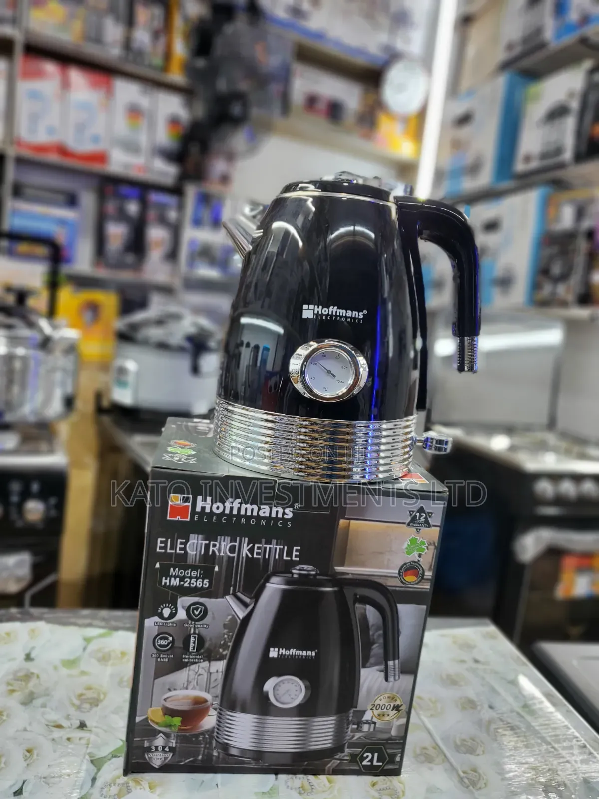 2l Hoffman Electric Kettle (Tempereture)Hm-2565