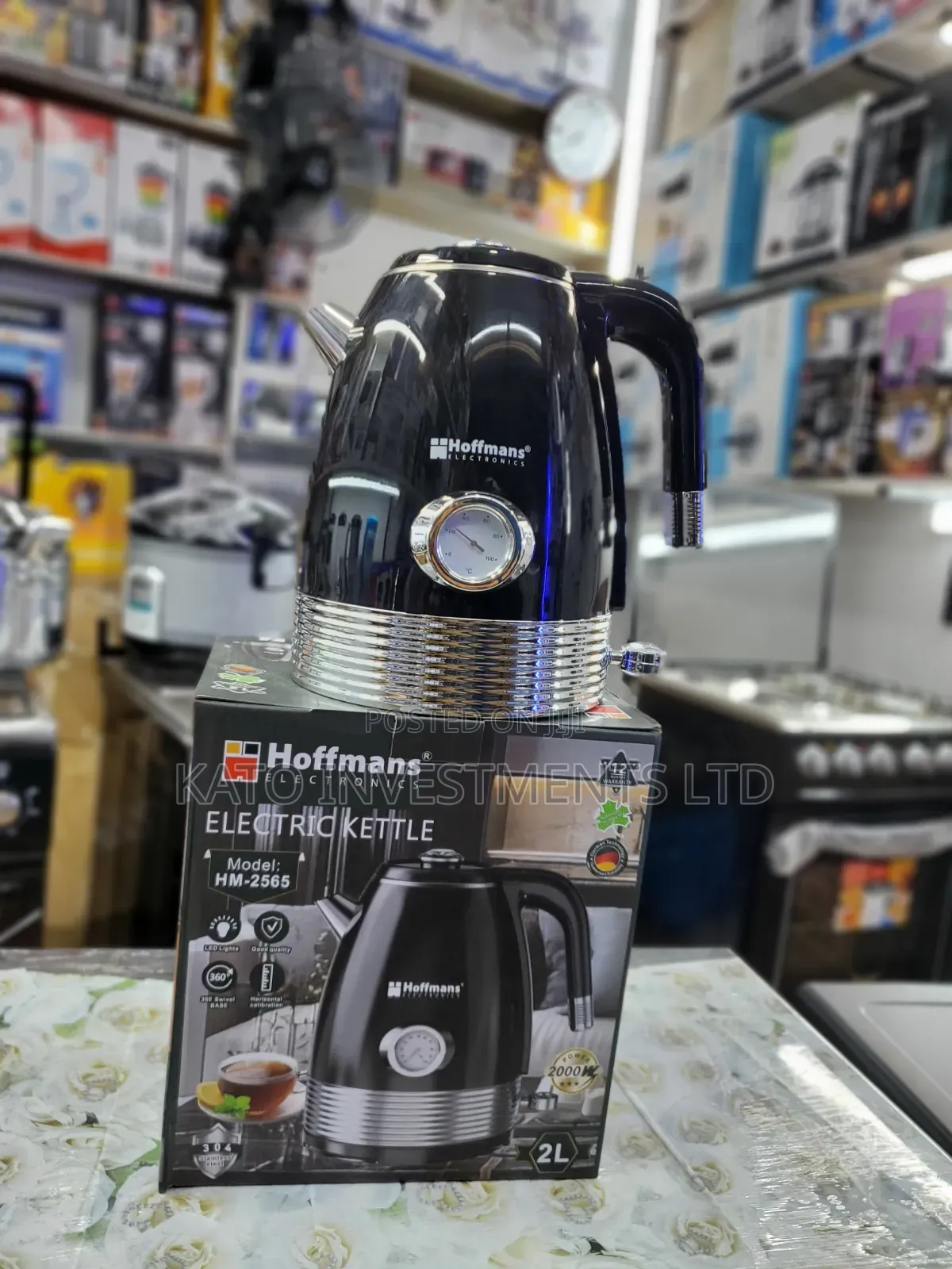 2l Hoffman Electric Kettle (Tempereture)Hm-2565