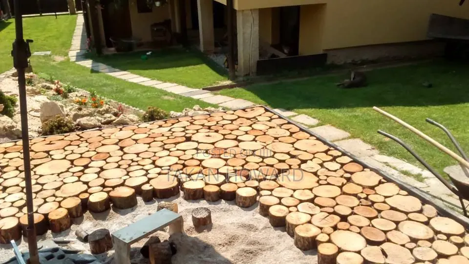Cordwood Flooring and Construction