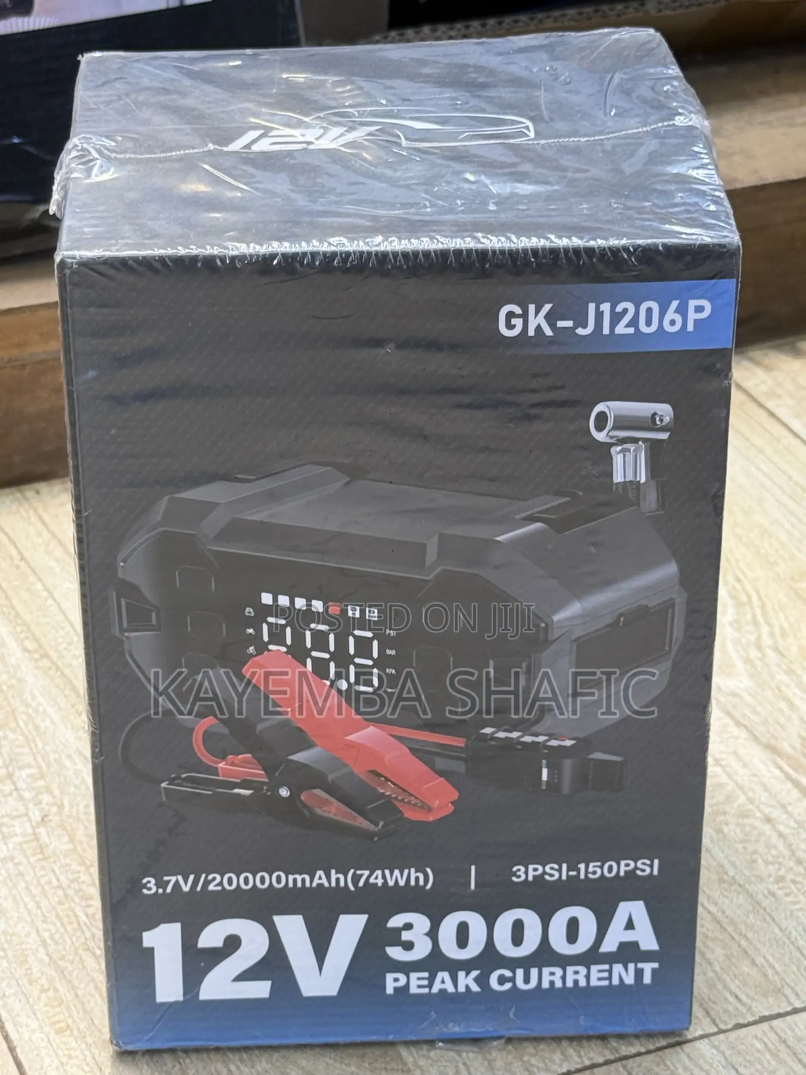 Green Keeper 3000a Heavy Duty Car Jump Starter Air Compressor