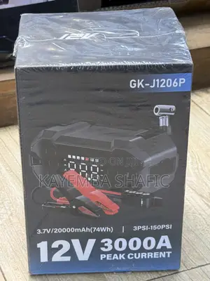 Green Keeper 3000a Heavy Duty Car Jump Starter Air Compressor