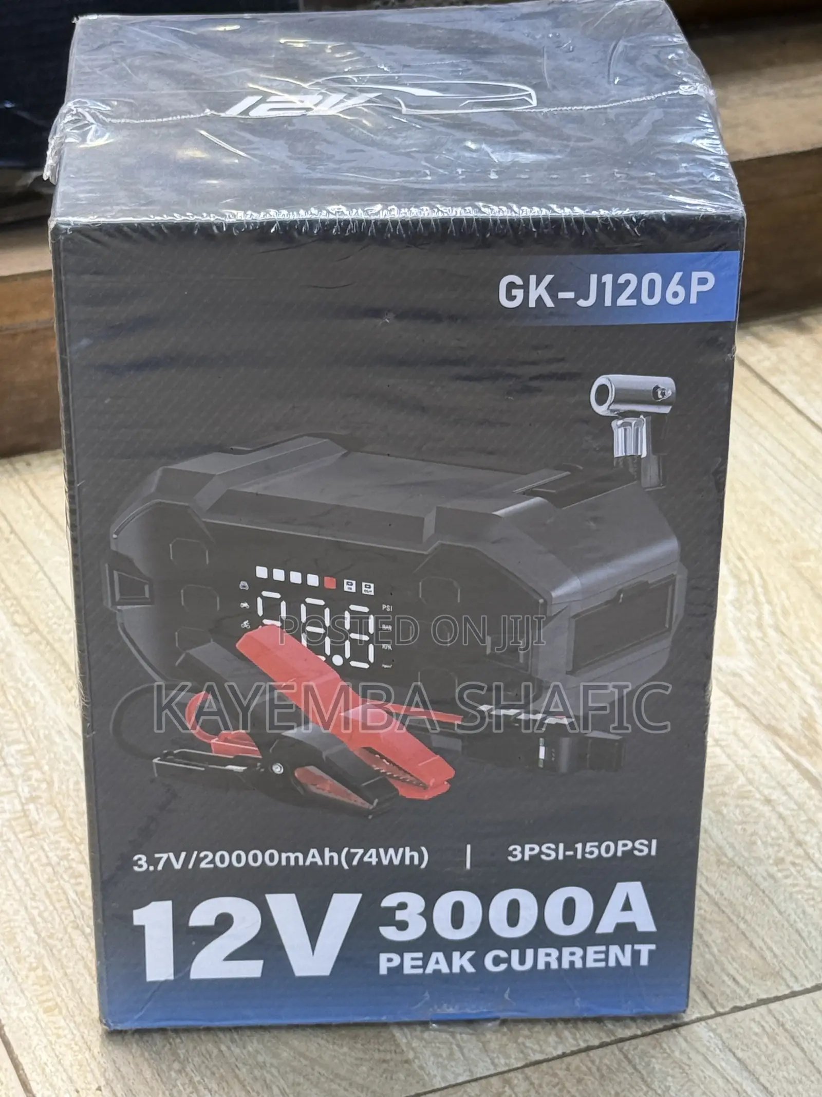 Green Keeper 3000a Heavy Duty Car Jump Starter Air Compressor
