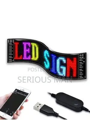 Programmable Flexible Led Matrix Panel Sign