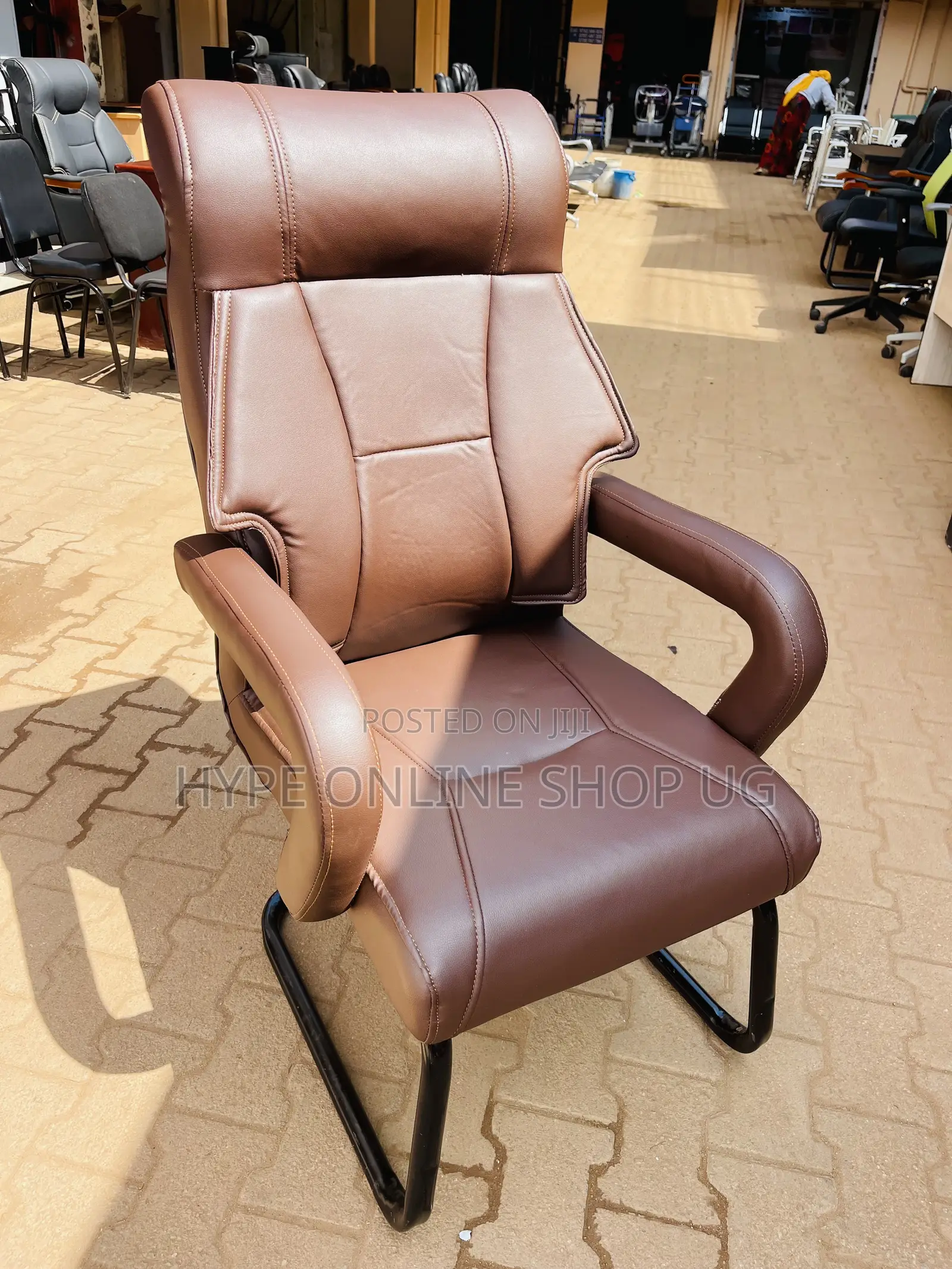 Imported Used Office Brown Chair