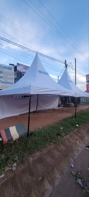 Canopy Tent in Pure White PVC Material