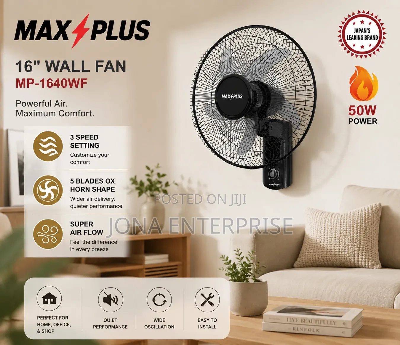 Maxplus Wall Fan