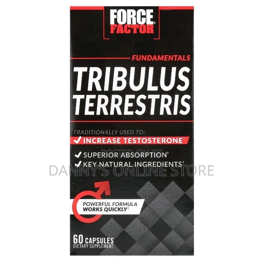 Tribulus Terrestris Extract, 1000mg, Double Strength, 60 Capsules