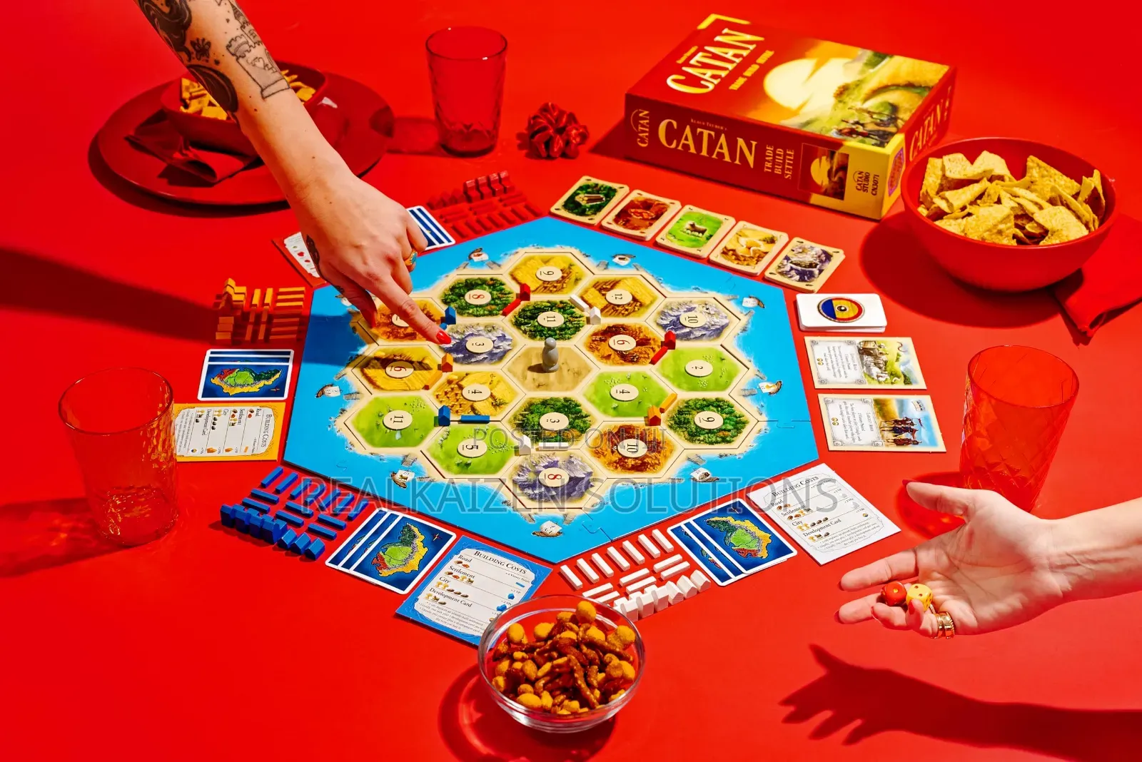 Catan Classic Award Winning Strategy Board Game Trade, Build Settle!