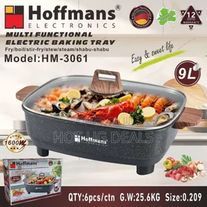 Hoffmans 9l Multifunctional Electric Cooking Pot, Pressure Cooker