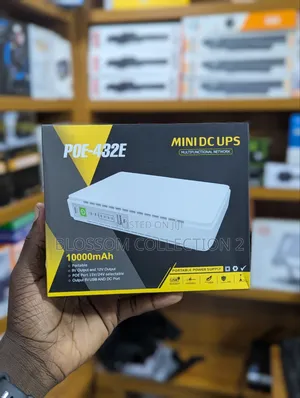 Poe-432e Mini Dc Ups With a 10000mah Battery Network Power Backup.