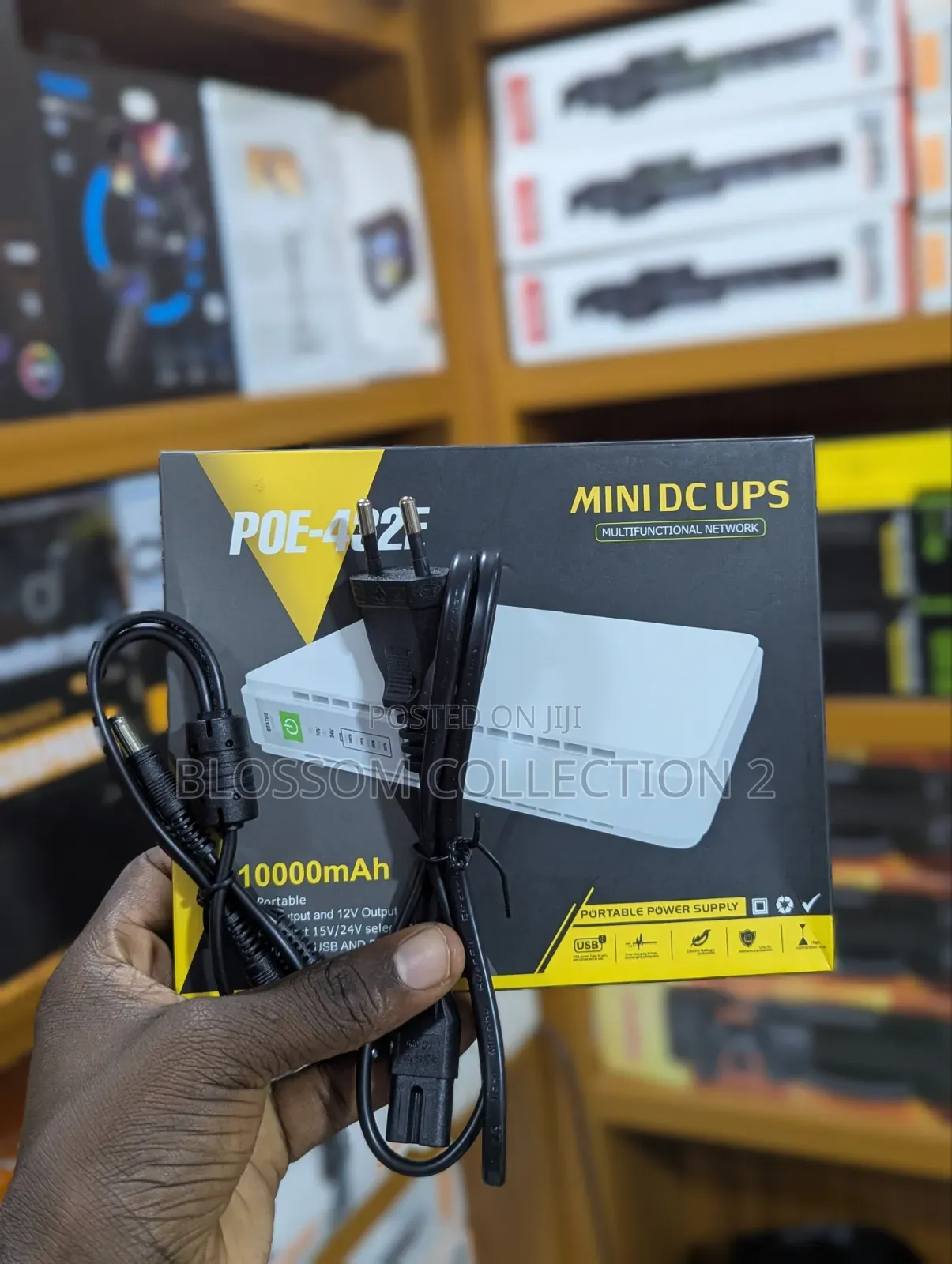 Poe-432e Mini Dc Ups With a 10000mah Battery Network Power Backup.