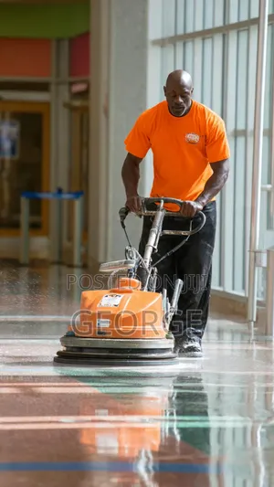 Terrazzo Floor Cleaning Kampala | Remove Cement Paint Oil Stains