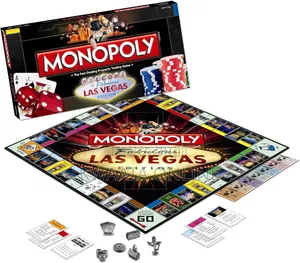 Monopoly Las Vegas Edition Board Game 2009 Hasbro