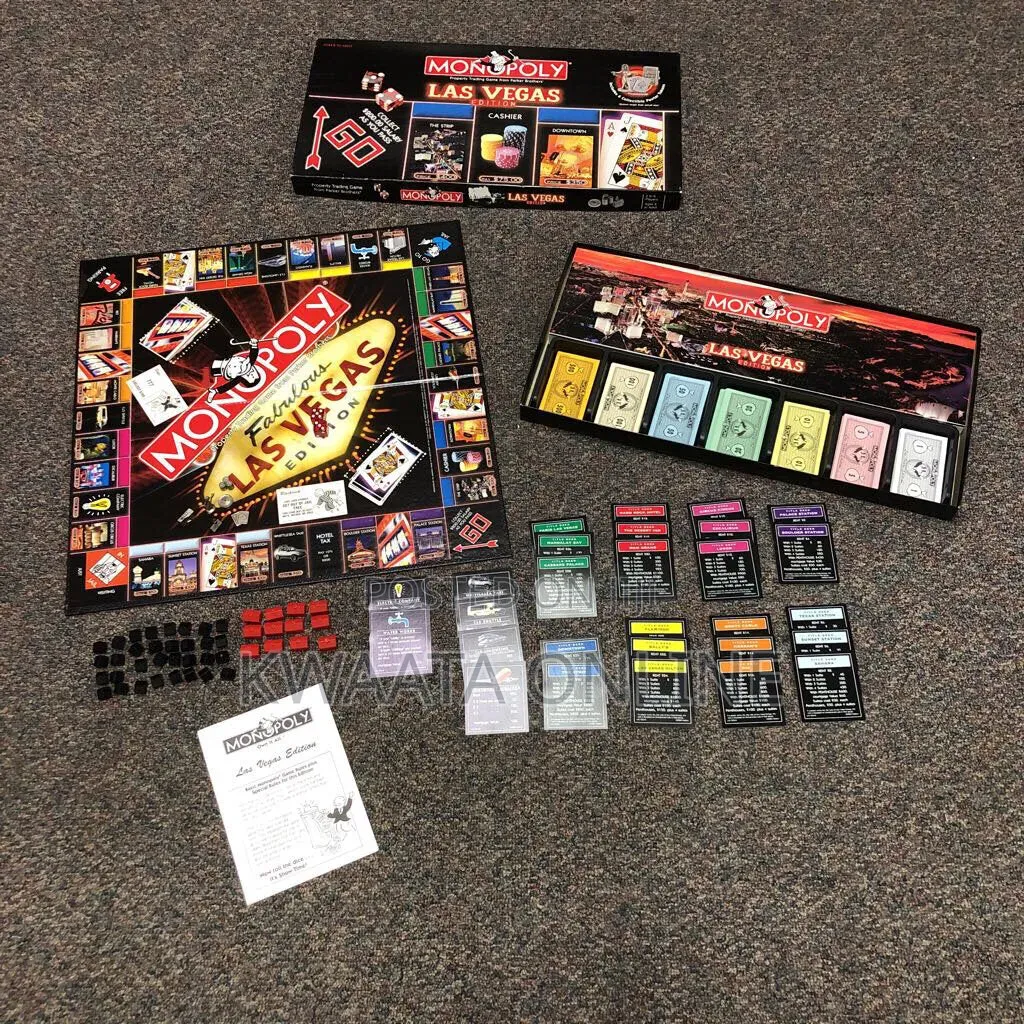 Monopoly Las Vegas Edition Board Game 2009 Hasbro