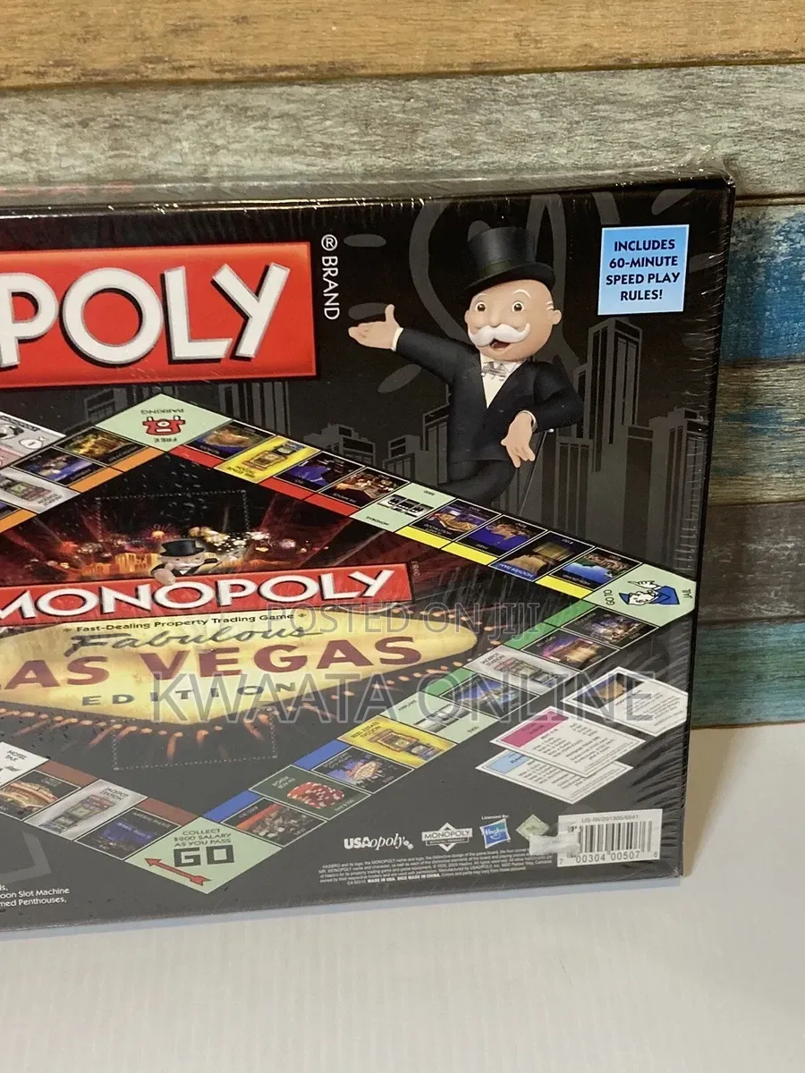 Monopoly Las Vegas Edition Board Game 2009 Hasbro