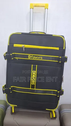 Original Cloth Suitcase. Medium.( Black)