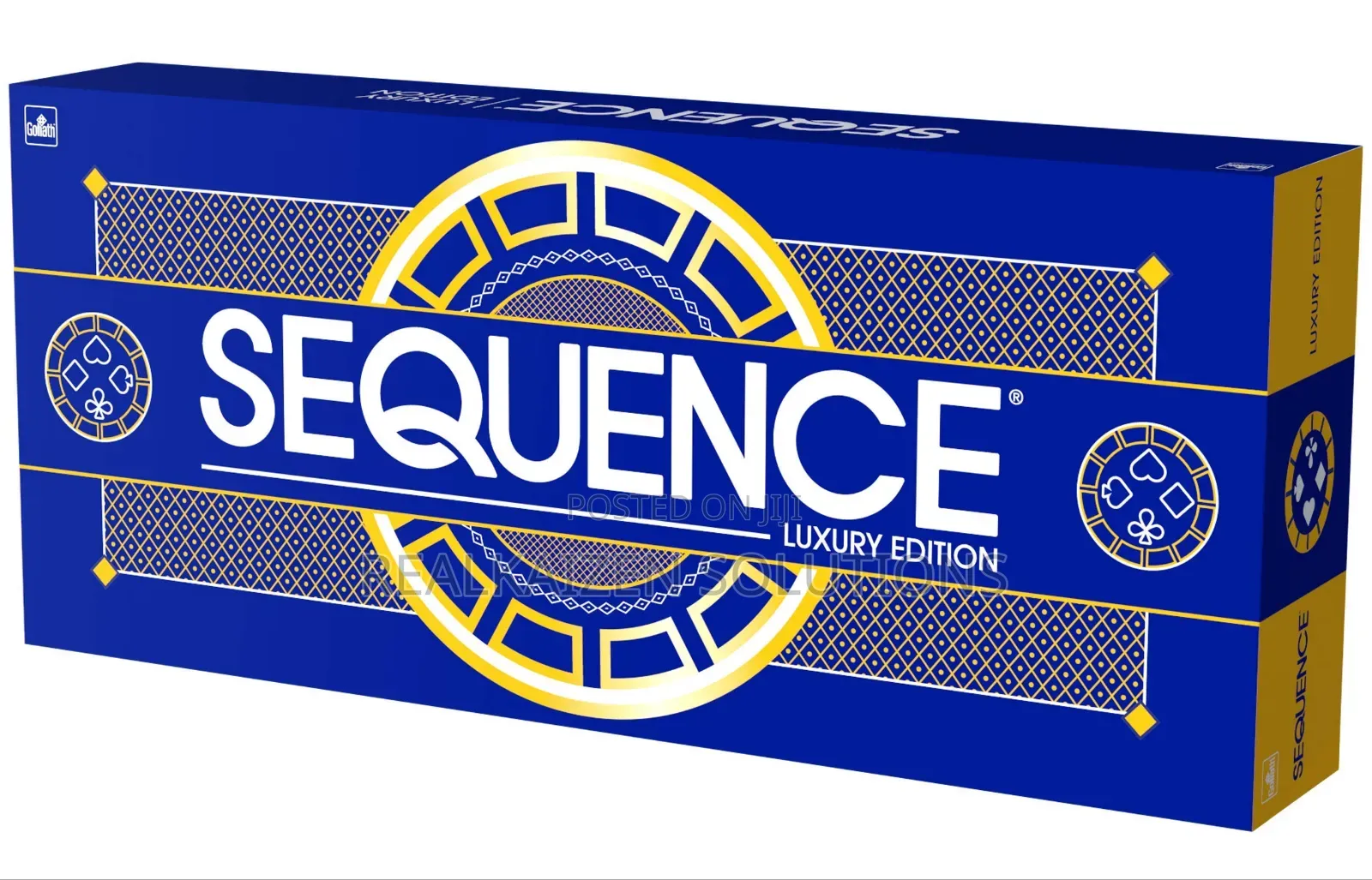 Sequence Luxury Edition Strategy Board Game for 2–12 Players