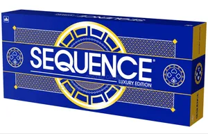 Sequence Luxury Edition Strategy Board Game for 2–12 Players