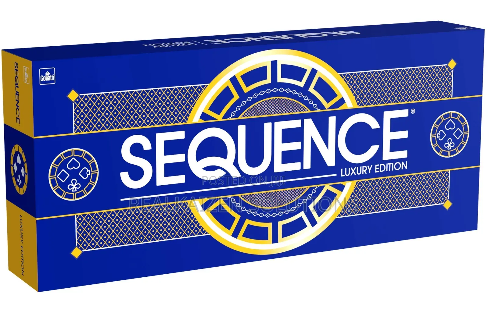 Sequence Luxury Edition Strategy Board Game for 2–12 Players