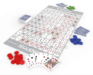 Sequence Luxury Edition Strategy Board Game for 2–12 Players
