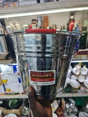 Shengxing Metallic Stainless Steel 10litres Buckets