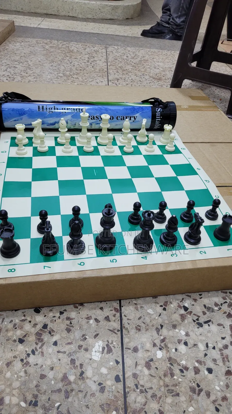 Roll Up Chess Board Big