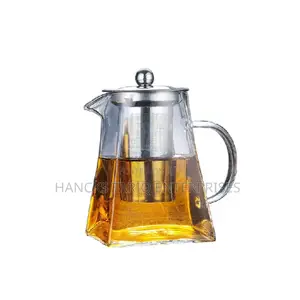 Clear Glass Teapot Designed For Brewing Tea